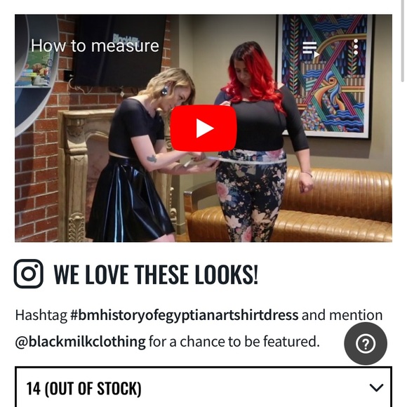 Blackmilk “HISTORY OF EGYPTIAN ART SHIRT DRESS - LIMITED” Size 10 US/14AUST NWT - Picture 12 of 13